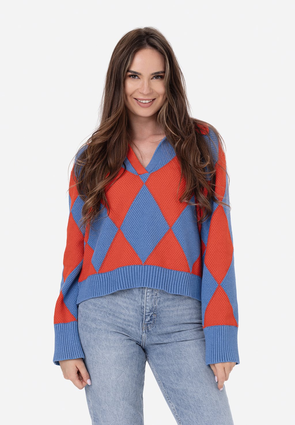 Вязаный свитер MADDIE BLOOM Laurella, цвет red вязаный свитер jeffie laurella цвет multicolor