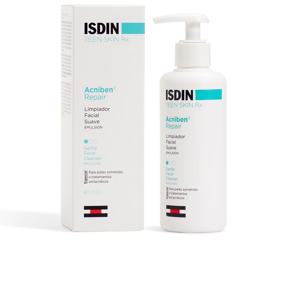 Крем для лечения кожи лица Acniben repair limpiador facial suave Isdin, 180 мл isdin teen skin acniben limp purificante 150ml