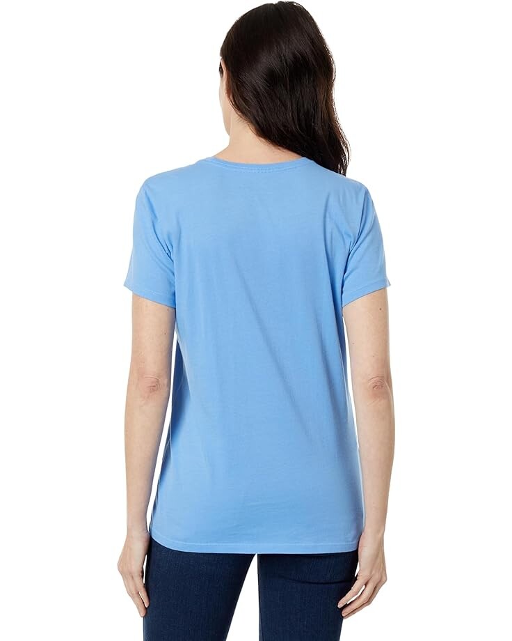 

Футболка Life is Good Patterna Daisy Dog Crusher-Lite Tee, цвет Cornflower Blue