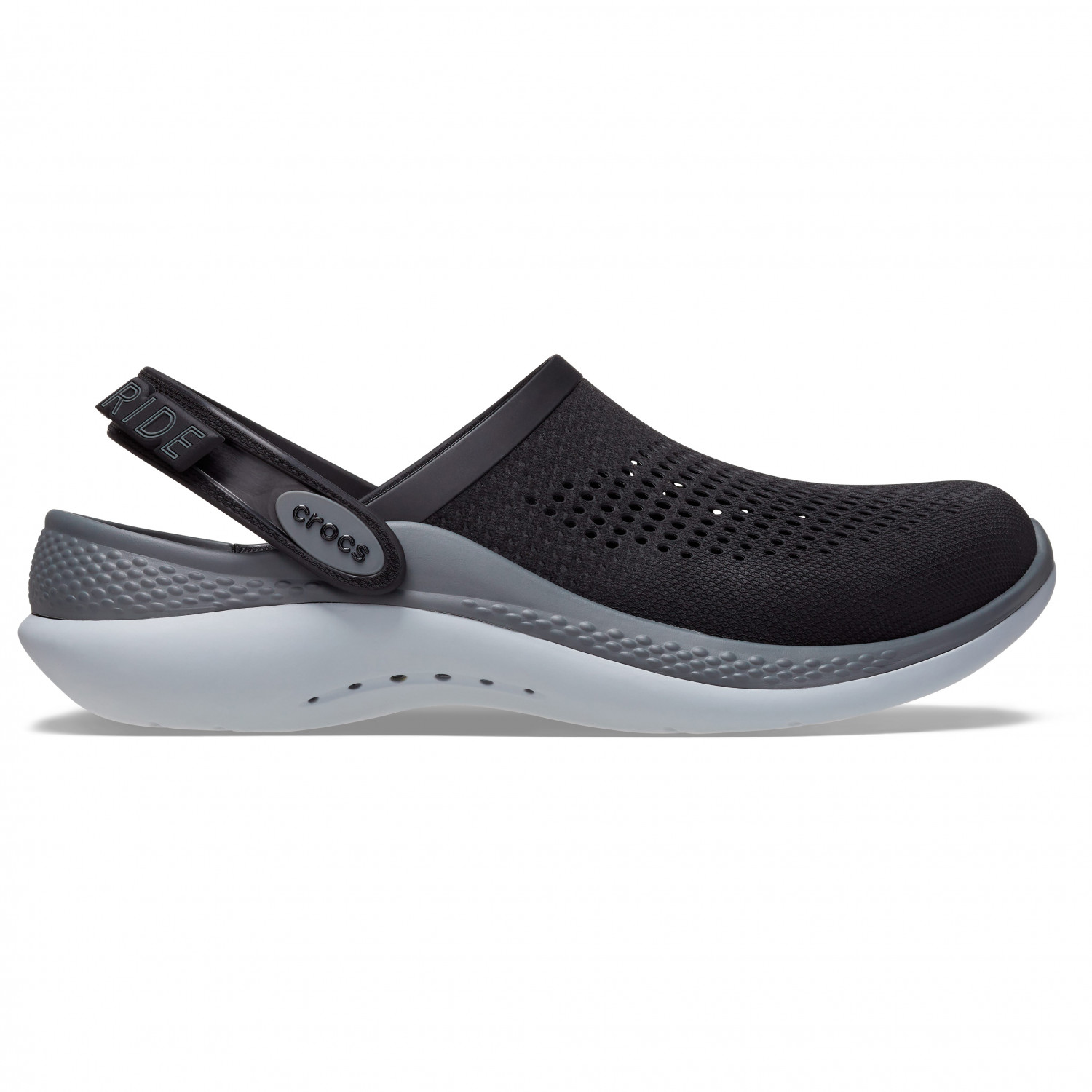 Сандалии Crocs Literide 360 Clog, цвет Black/Slate Grey сандалии crocs literide stretch sandal цвет neo mint almost white