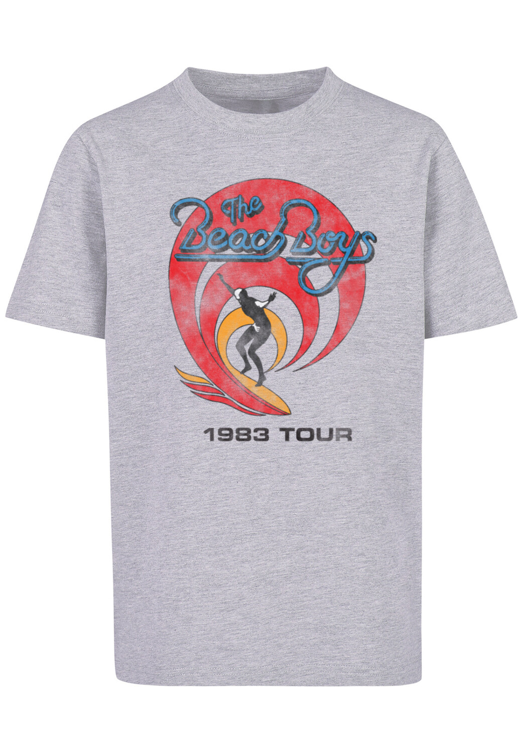 

Футболка F4NT4STIC The Beach Boys Band Surfer '83 Vintage, цвет grau meliert