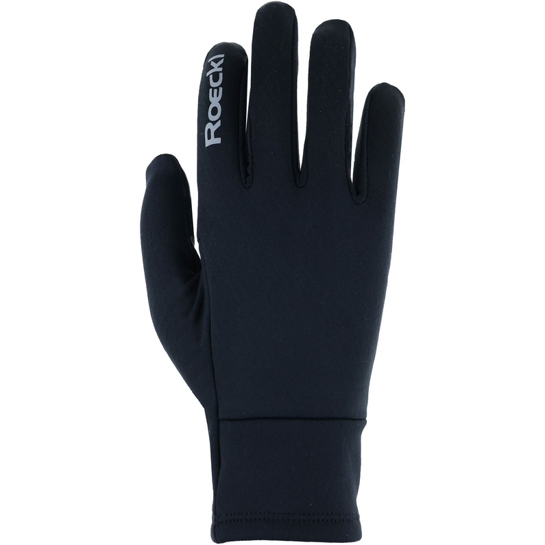 Перчатки Халлау Roeckl, черный черные кожаные перчатки с сенсорным экраном и манжетой борг asos