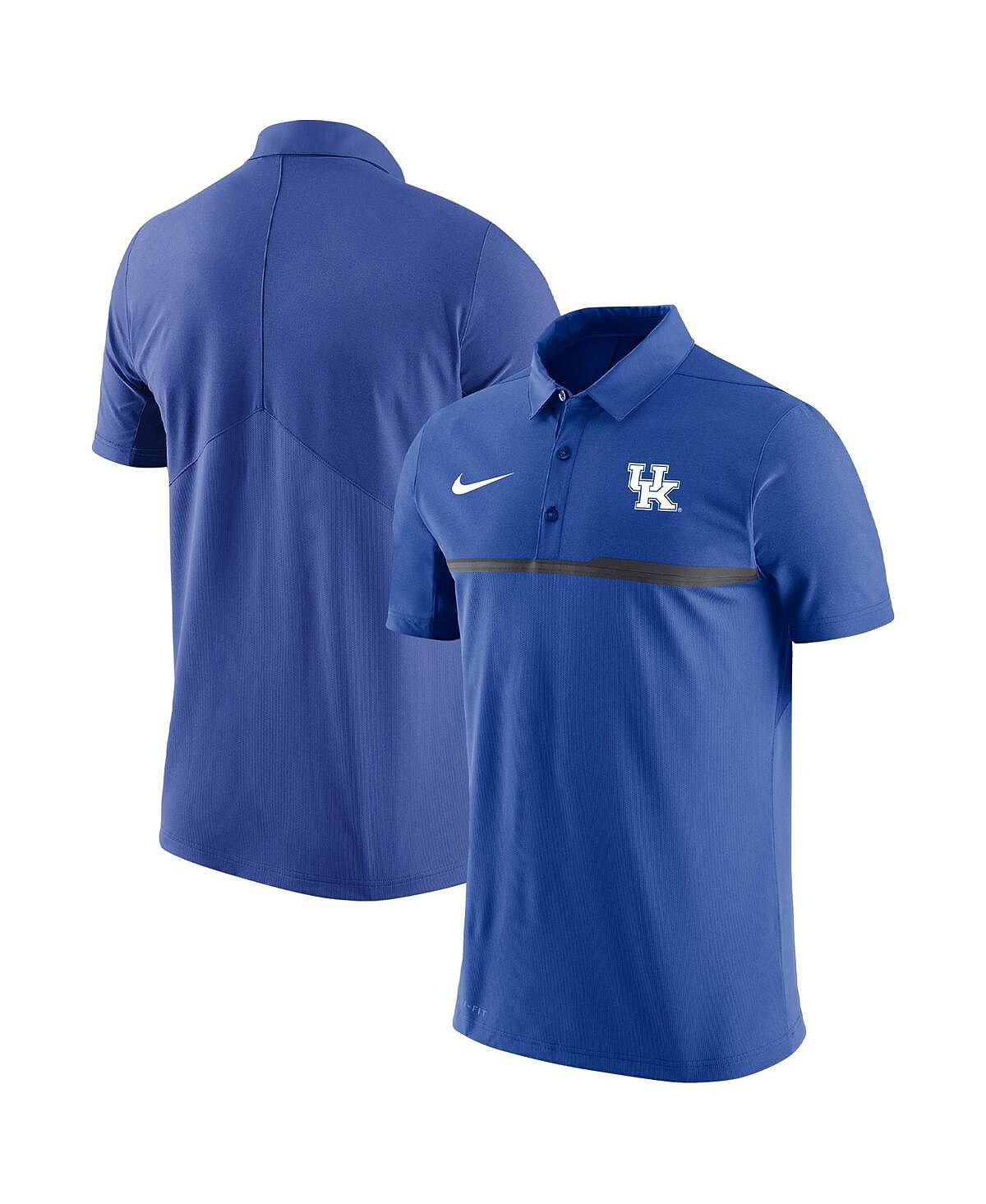 Мужская рубашка-поло Royal Kentucky Wildcats 2023 Coaches Performance Nike мужская баскетбольная майка royal kentucky wildcats limited nike