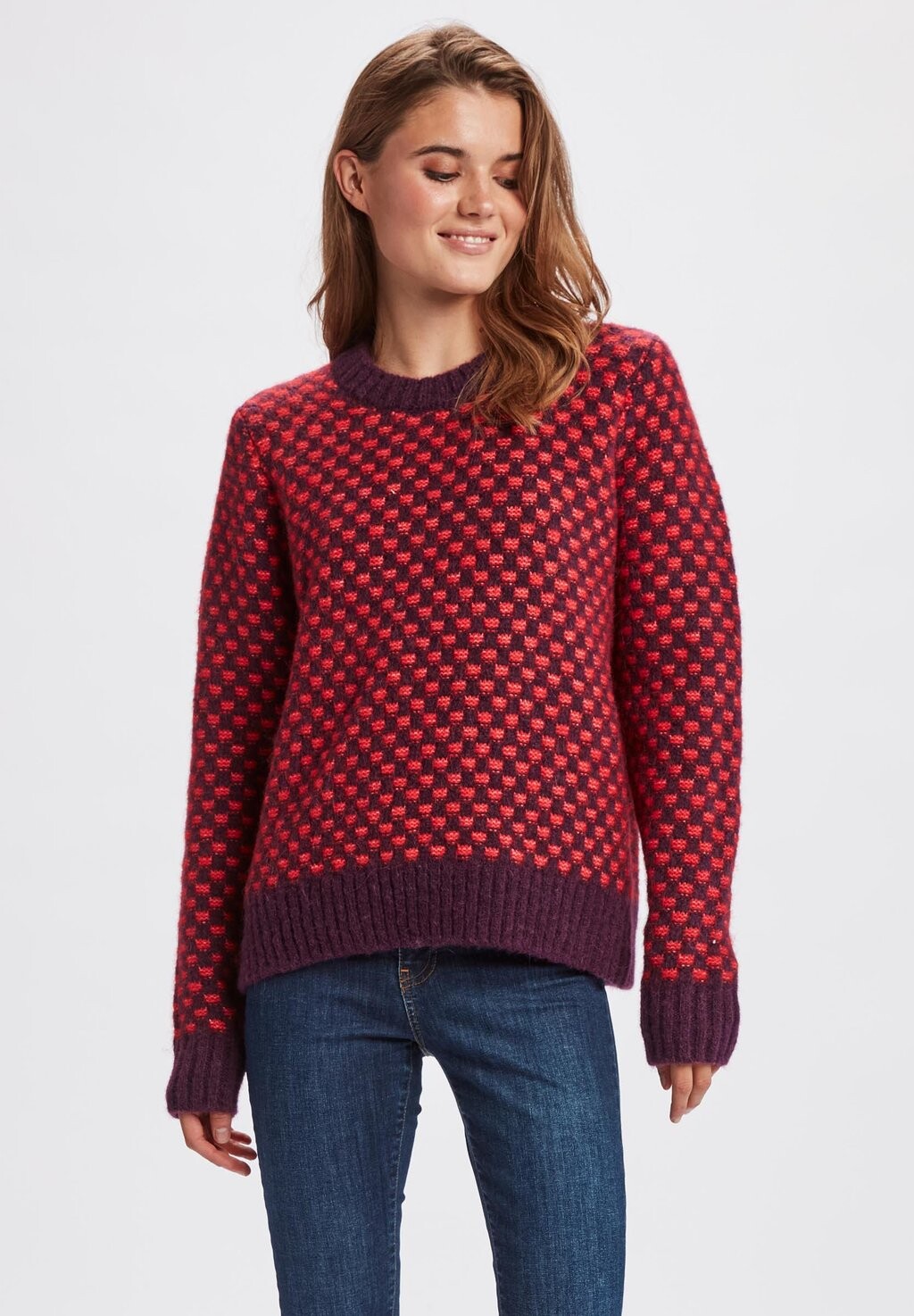 

Свитшот Nümph NUWILLIS CROPPED, цвет winter bloom