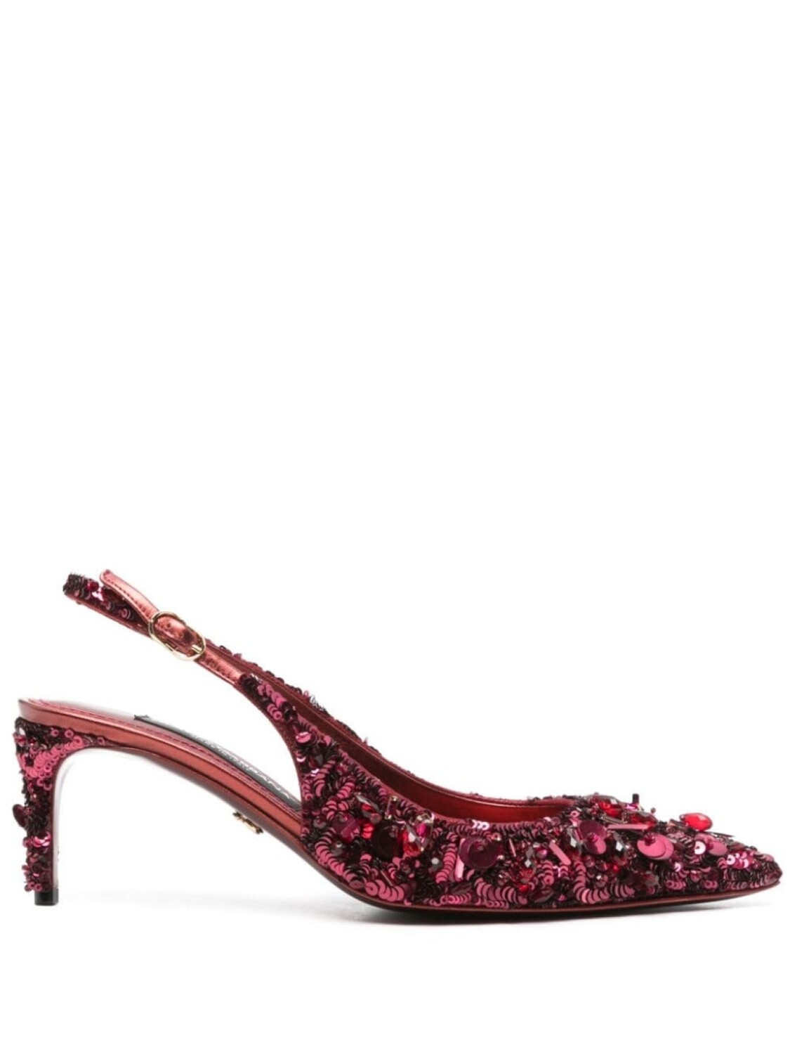 

Dolce & Gabbana туфли с пайетками, красный