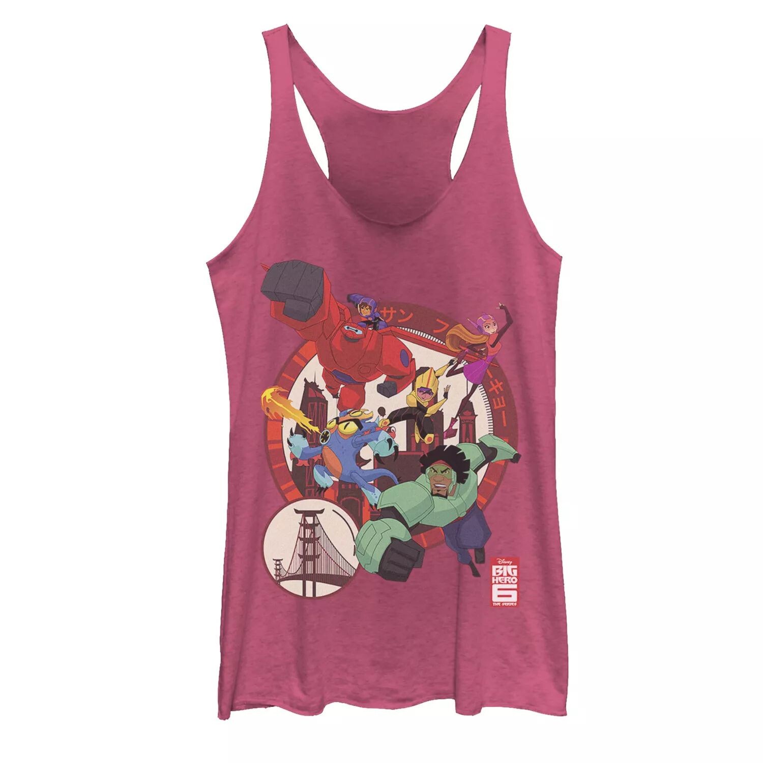 

Графический танк Disney's Big Hero 6 The Series Juniors' Team Circle Licensed Character