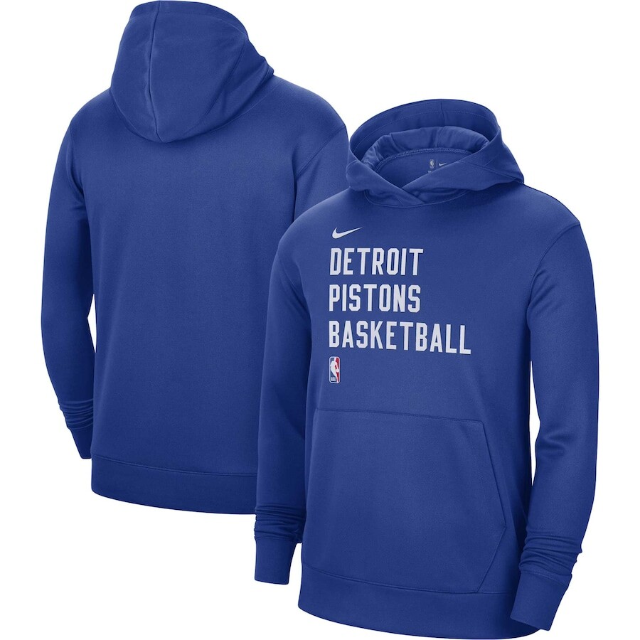 

Пуловер с капюшоном Nike Detroit Pistons, синий