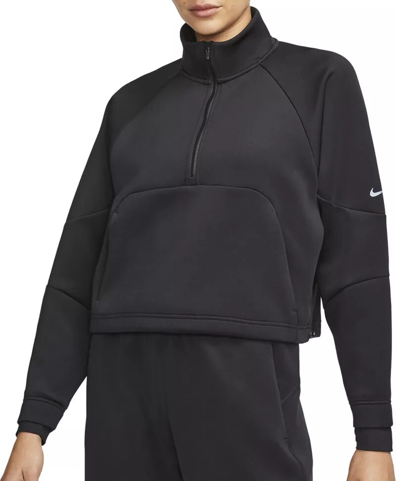 

Женская тренировочная толстовка с молнией 1/2 Nike Dri-FIT Prima, черный