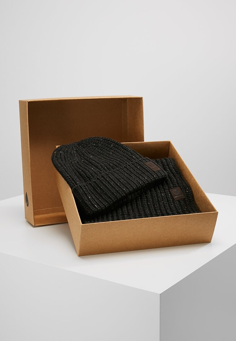 

Шарф ONSEMILE BOX SCARF BEANIE SET UNISEX Only & Sons, темно-серый меланж