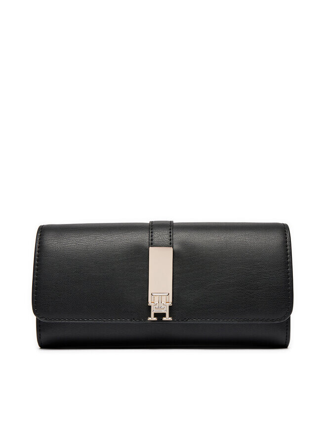 

Кошелек Heritage Lrg Flap Tommy Hilfiger, черный