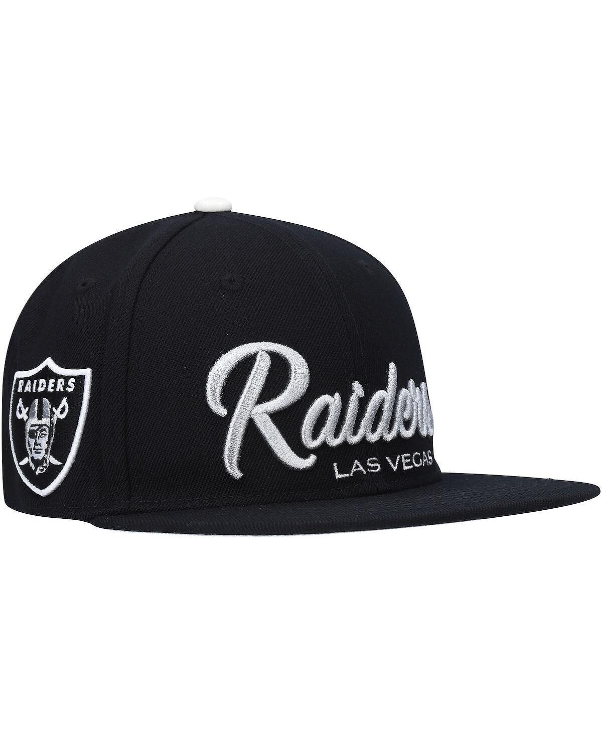 

Черная мужская кепка Snapback с надписью Las Vegas Raiders Pro Standard
