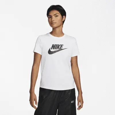 

Футболка Nike Sportswear Essentials, белый/черный