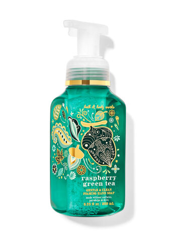 

Нежное пенящееся мыло для рук Raspberry Green Tea, 8.75 fl oz / 259 mL, Bath and Body Works