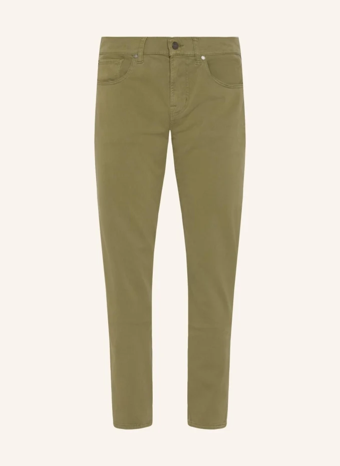 

Брюки slimmy tapered slim fit 7 For All Mankind, зеленый