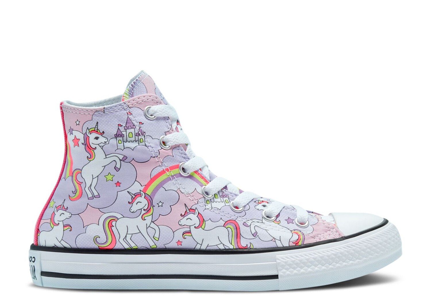 

Кроссовки Converse Chuck Taylor All Star High Gs 'Neon Unicorn', белый
