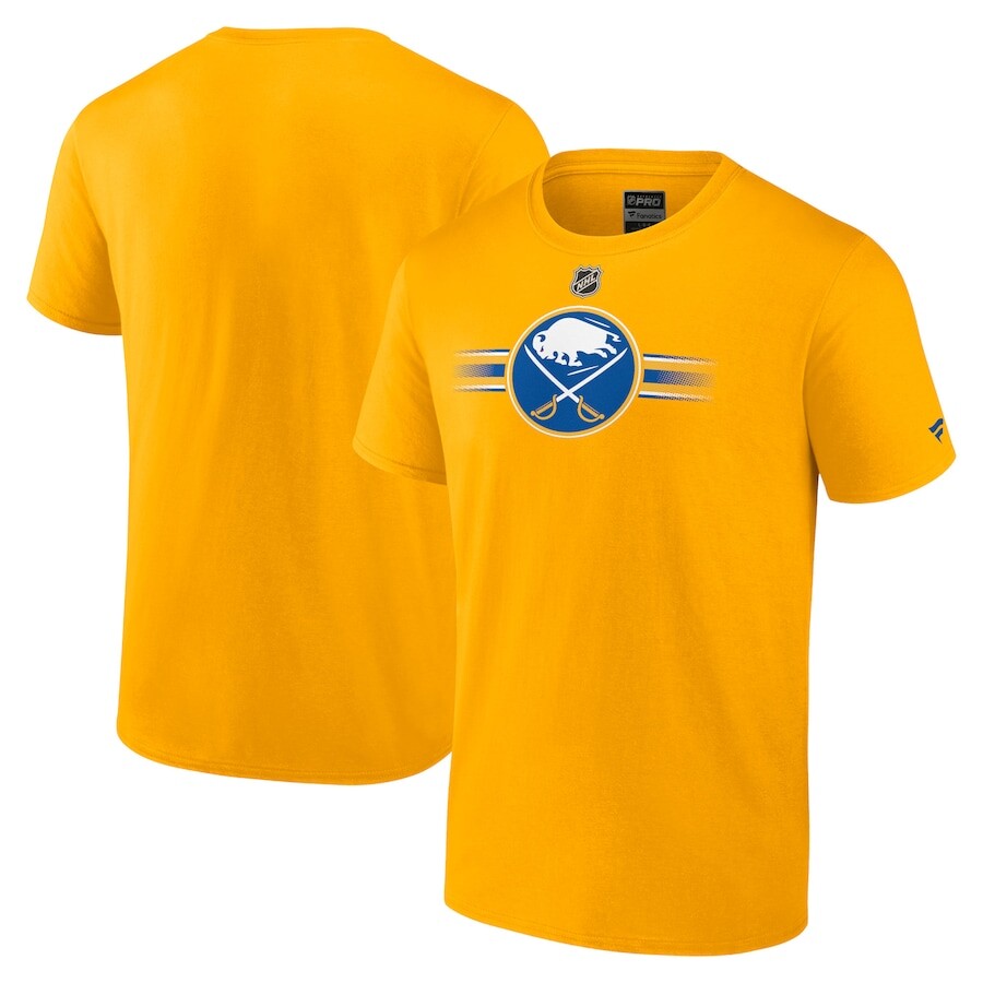 

Футболка с коротким рукавом Fanatics Branded Buffalo Sabres, золотой