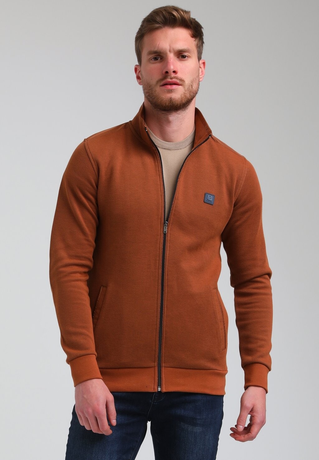 

Толстовка ZIPPER Gabbiano, цвет copper