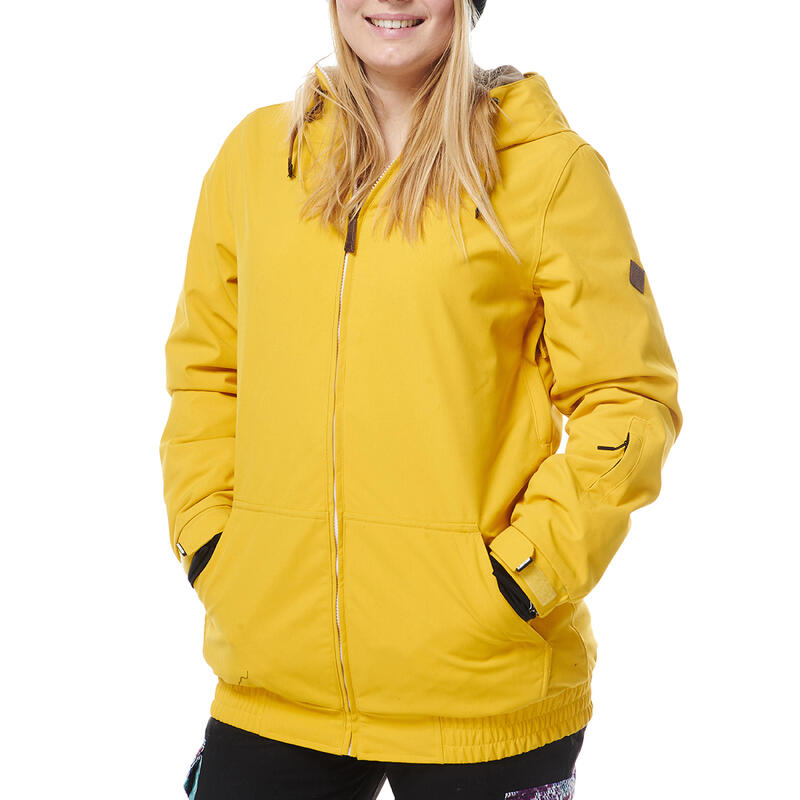 Куртка для лыж/сноуборда женская - BLOOM горчичный Light Board Corp, цвет gelb