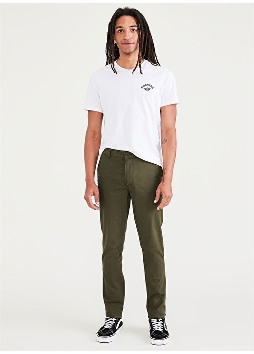 

Зеленые мужские брюки Skinny Leg с нормальной талией Dockers, Зеленый