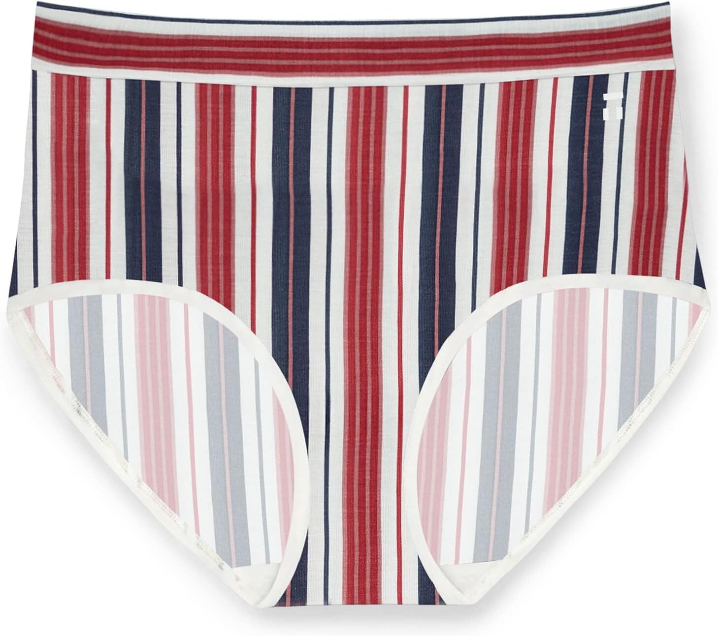 

Трусы с высокой посадкой Second Skin Tommy John, цвет July Pinstripe