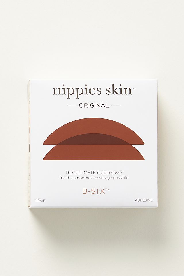 Силиконовая накладка Nippies Skin многоразовая, коричневый hazelnut
