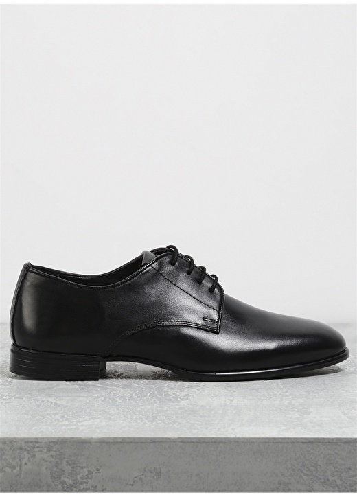 Кожаные черные мужские классические туфли Fabrika