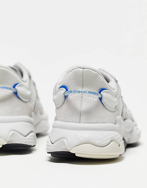 

Бело-серые кроссовки adidas Originals Ozweego, Серый
