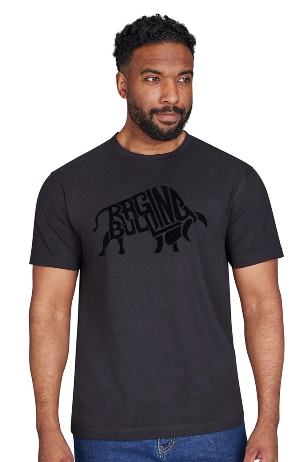 

Футболка с изображением быка из стаи Raging Bull, черный