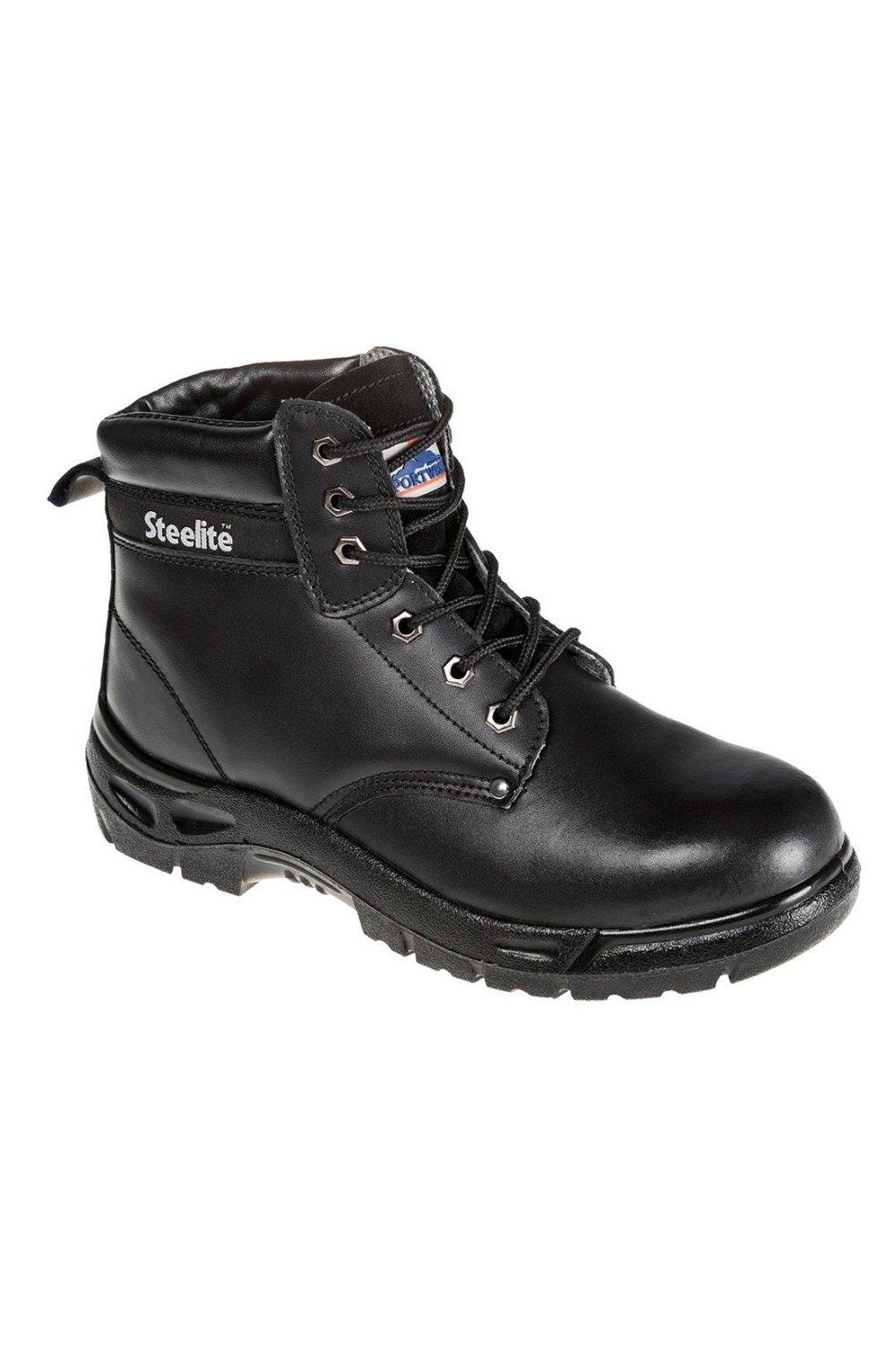 Кожаные защитные ботинки Steelite Portwest, черный