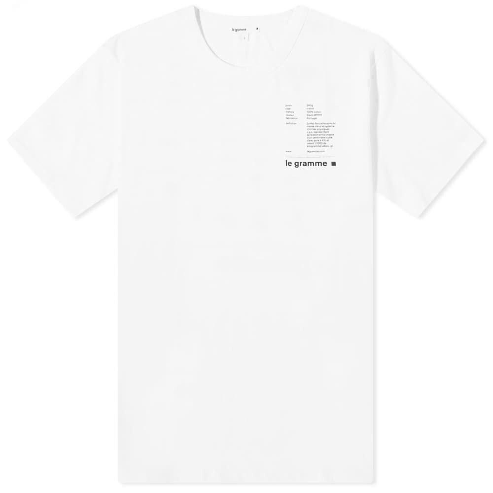 

Футболка Le Gramme 240г, белый
