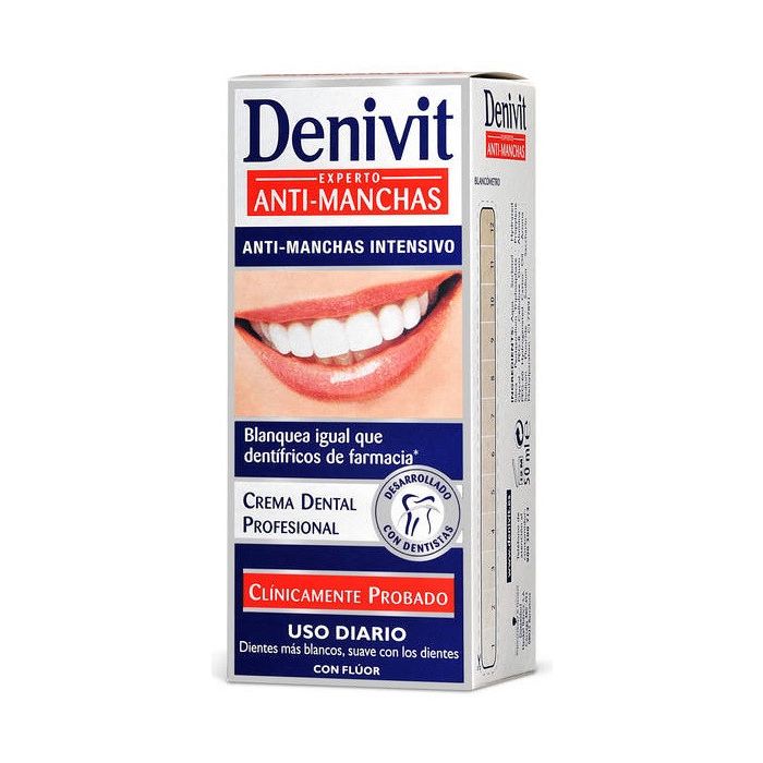 Зубная паста Pasta Dental Blanqueante y Anti-Manchas Denivit, Blanco