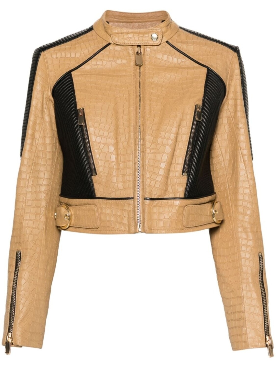 

PINKO куртка в стиле колор-блок, коричневый