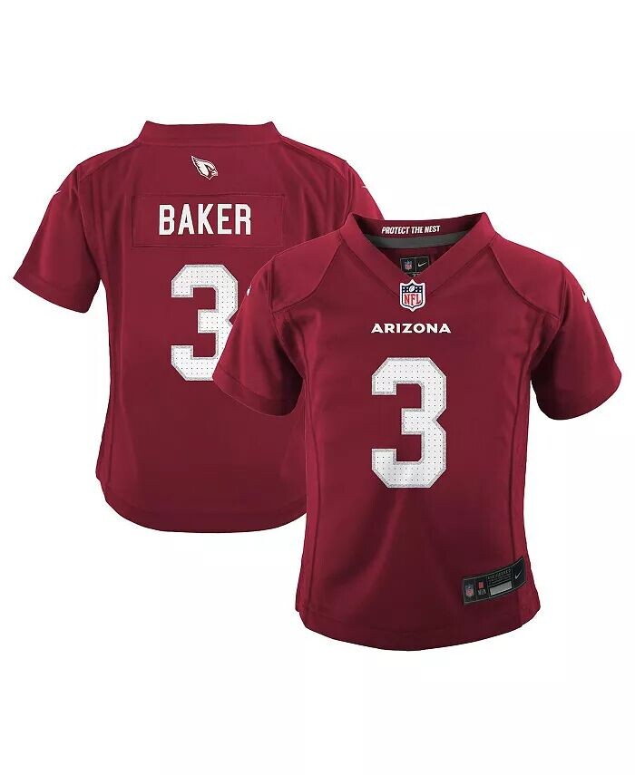 

Игровая майка Budda Baker Cardinal Arizona Cardinals для мальчиков и девочек дошкольного возраста Nike, красный