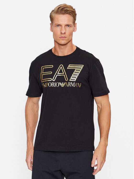 

Футболка стандартного кроя Ea7 Emporio Armani, черный