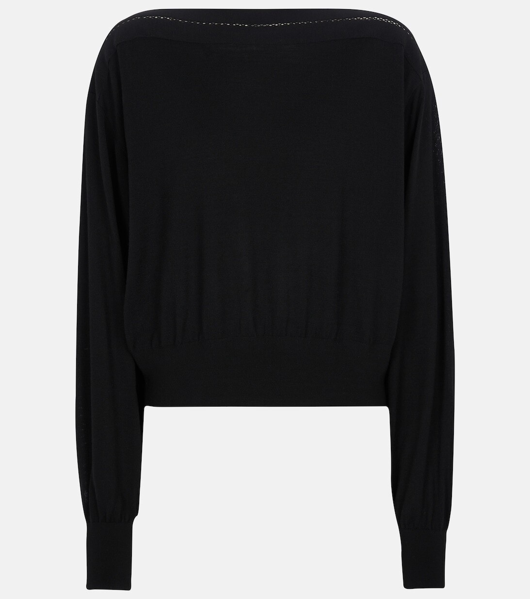 

Свитер из смесовой шерсти ALAÏA, черный