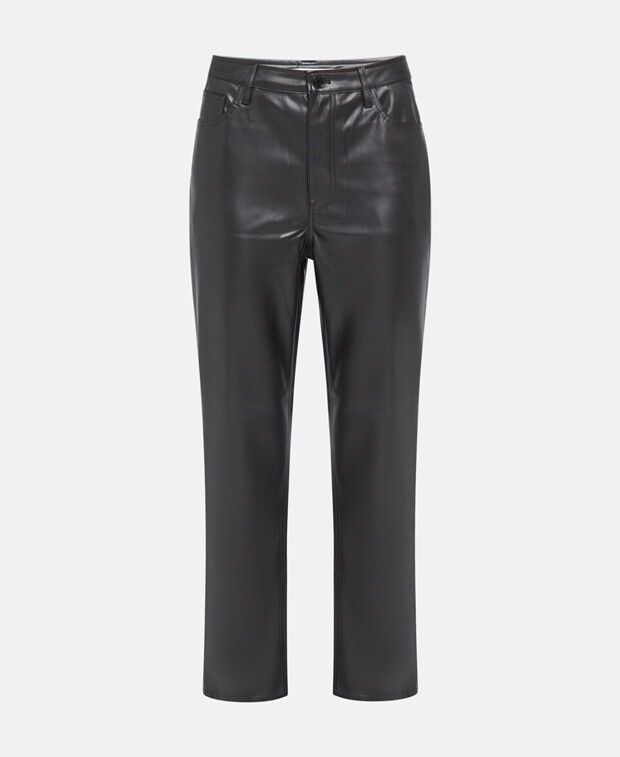

Брюки из кожи Tommy Jeans, черный
