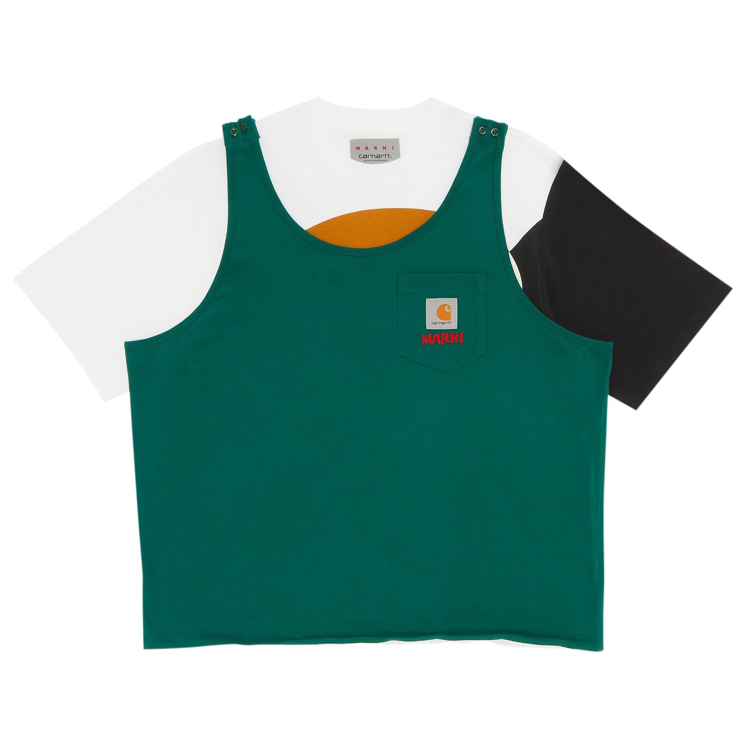 

Женская футболка Marni x Carhartt WIP Stone Green