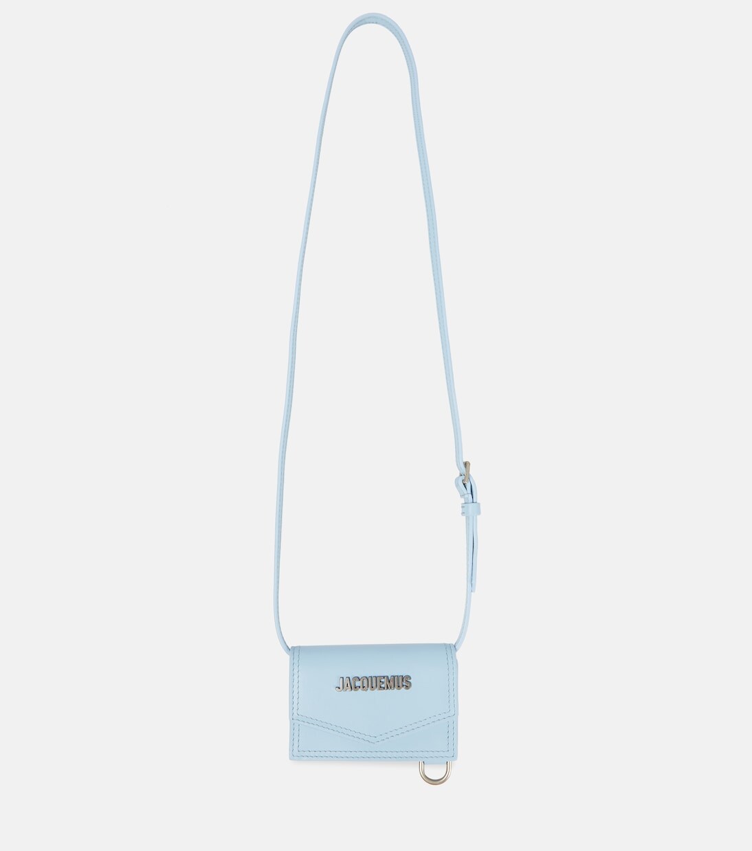 

Кожаный кошелек le porte с ремешком Jacquemus, синий