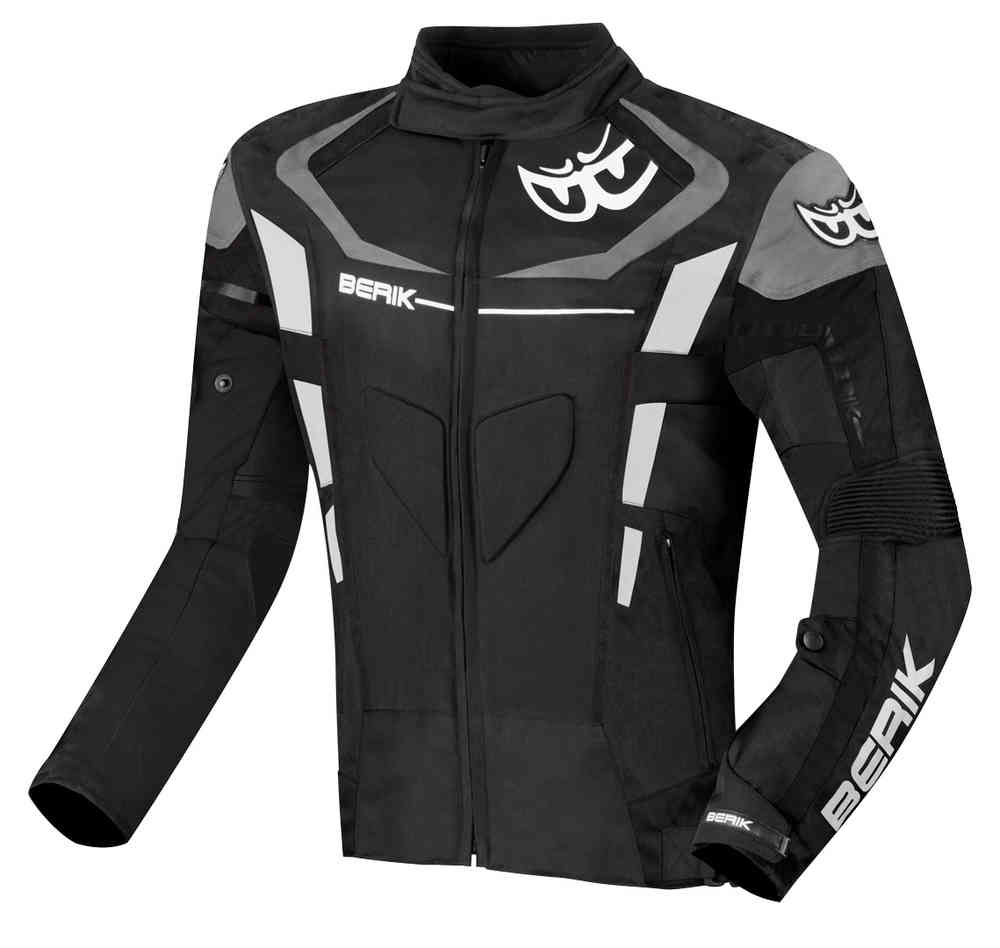 Водонепроницаемая мотоциклетная текстильная куртка Torino Evo Berik, черный/серый
