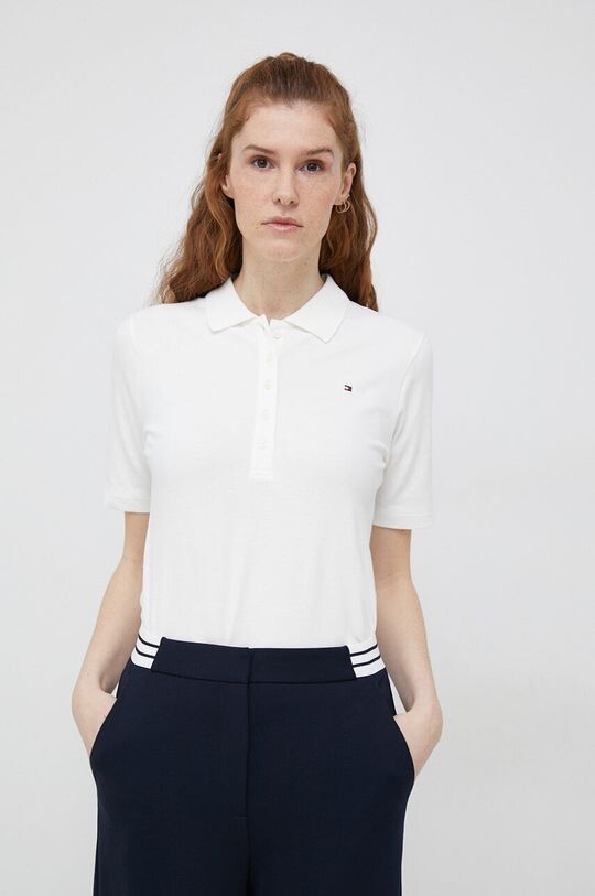 

Поло Tommy Hilfiger, белый