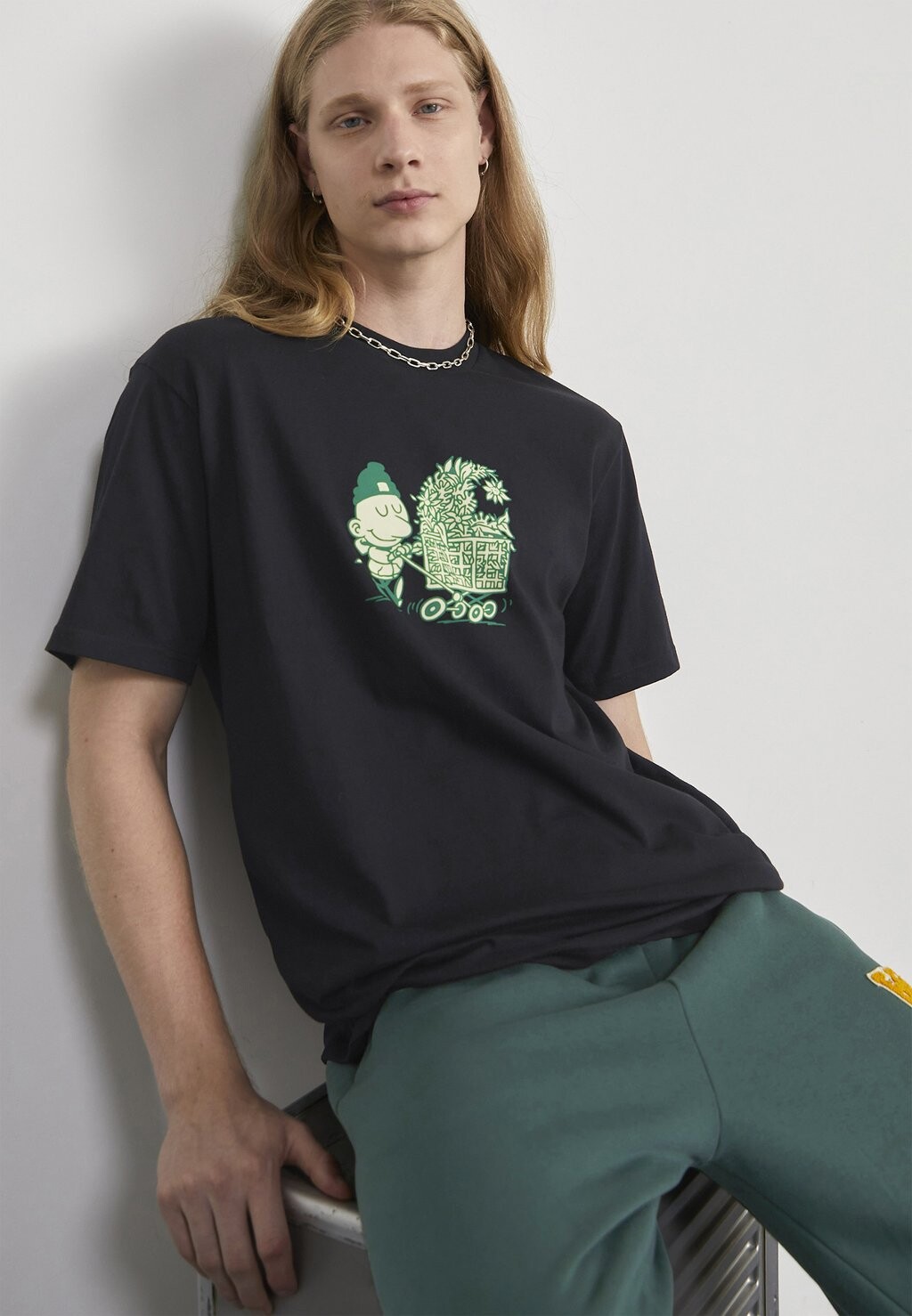 

Футболка с принтом SHOPPER Carhartt WIP, цвет black