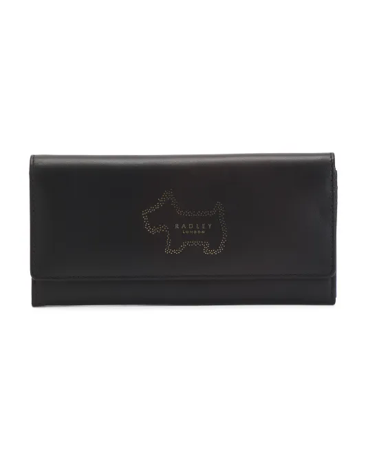

Кожаный кошелек Radley Mini Dot Dog с большим клапаном Radley London, черный