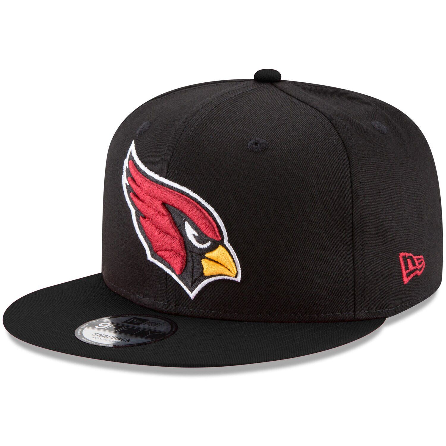 

Мужская регулируемая шляпа Snapback New Era Black Arizona Cardinals Basic 9FIFTY