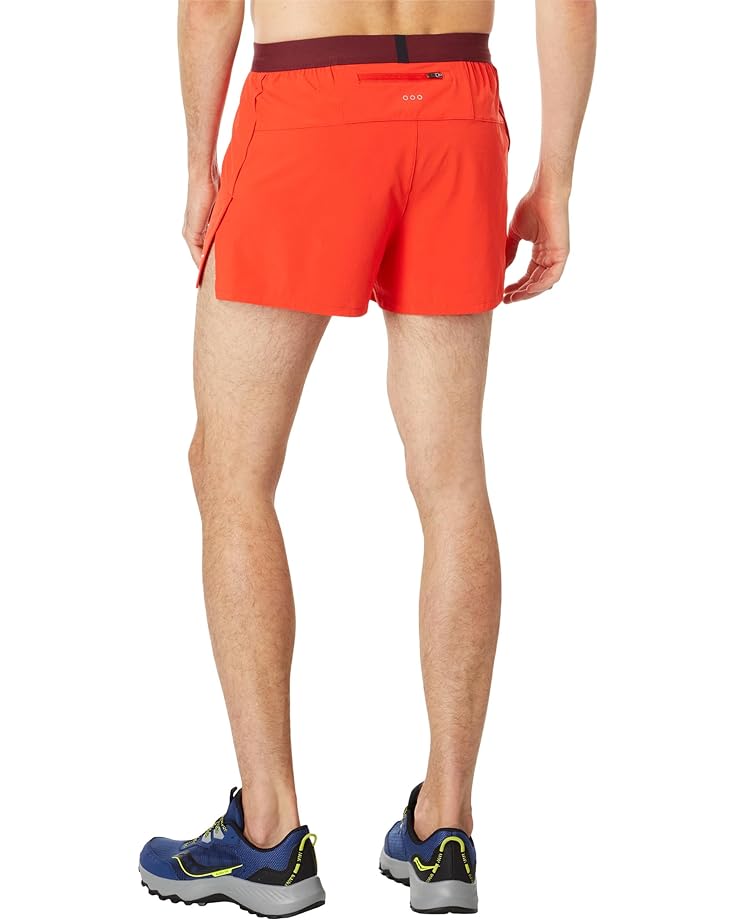 Шорты Saucony Outpace 2.5 Split Shorts, цвет Infrared