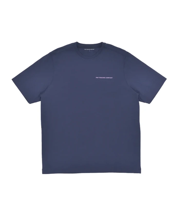 

Футболка с логотипом Pop Trading Company, синий