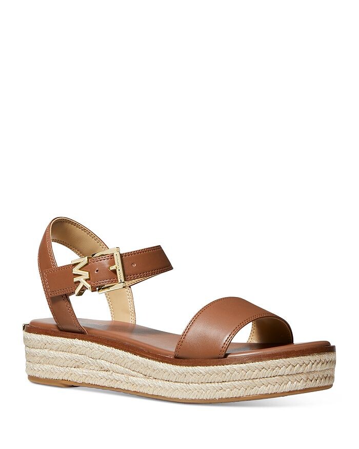

Женские сандалии на платформе с пряжкой Richie Logo Espadrille Michael Kors
