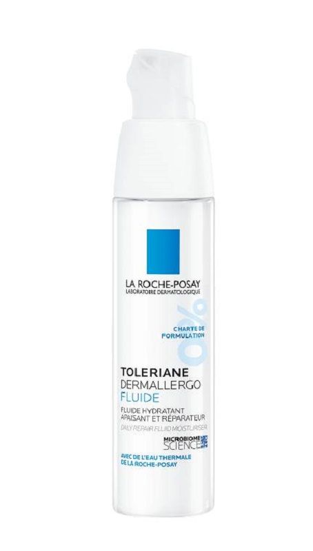 La Roche-Posay Toleriane Dermallergo Fluide жидкость для лица, 40 ml la roche posay toleriane ultra dermallergo интенсивная успокаивающая сыворотка 20 мл