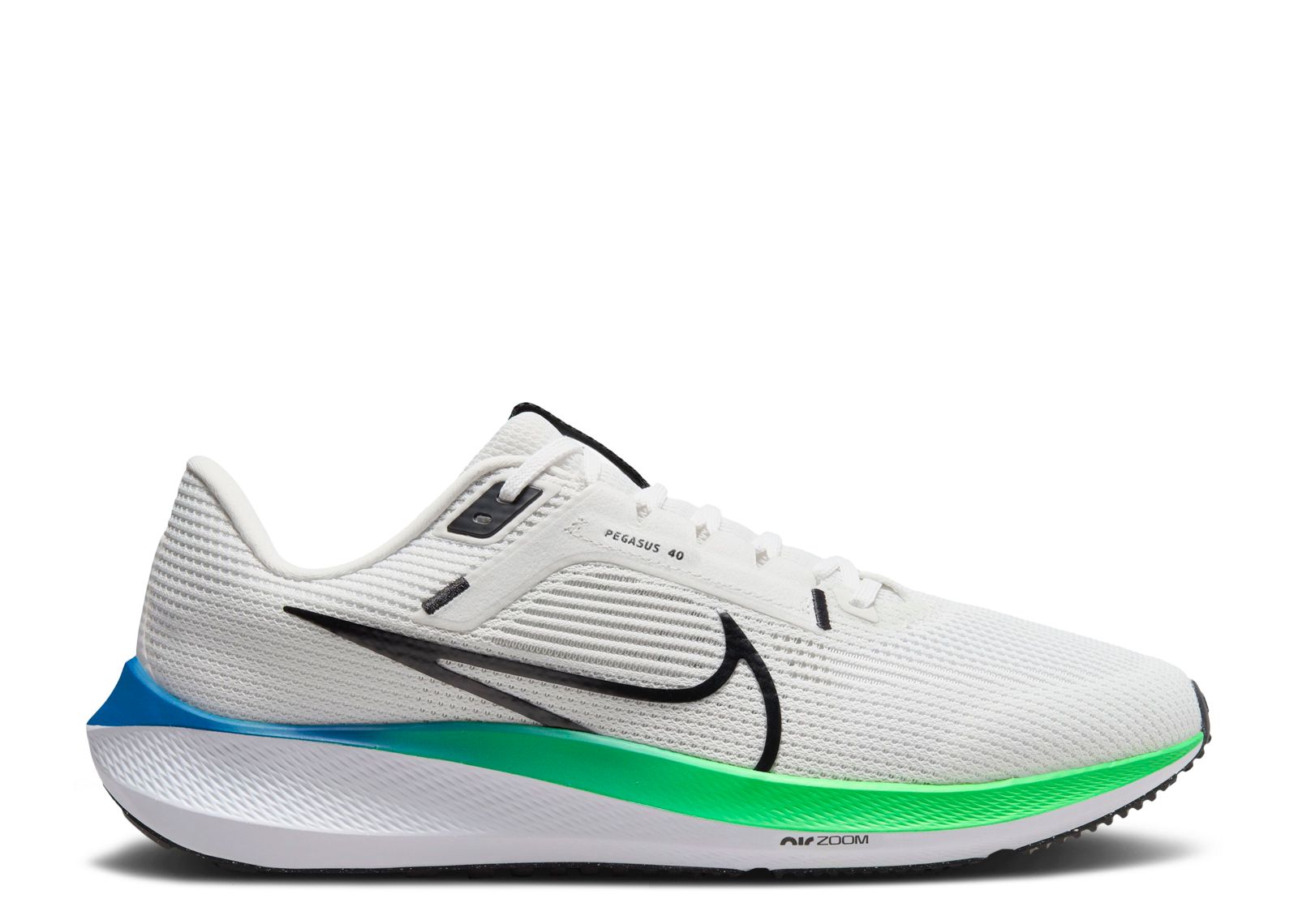Кроссовки Nike Air Zoom Pegasus 40 'Platinum Tint Green Strike', белый