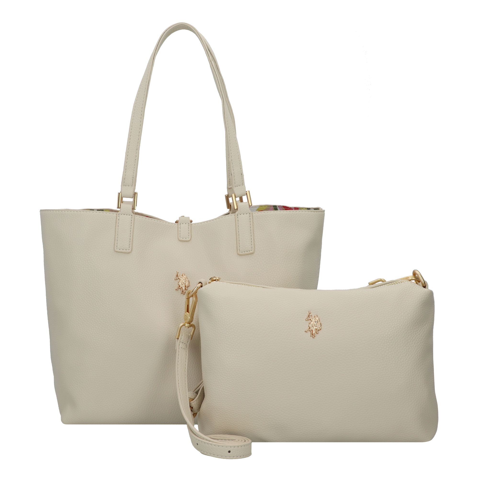 

Сумка через плечо U.S. Polo Assn. Rogersville M mit Wendefunktion 28 cm, цвет offwhite tropical