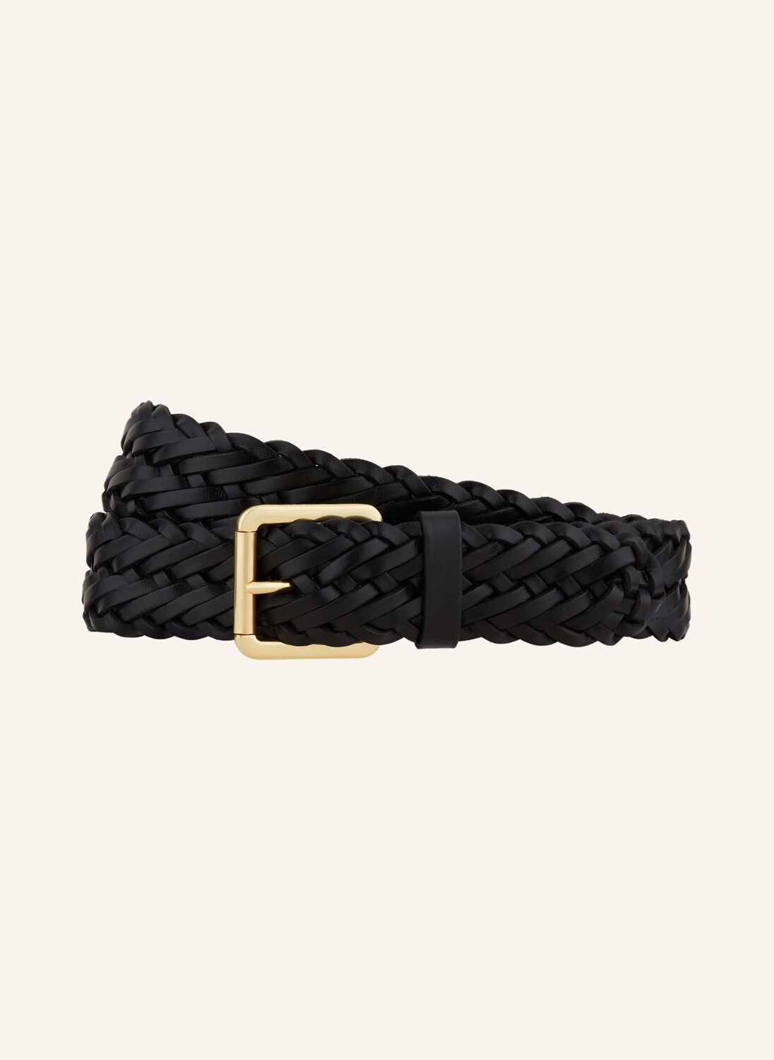 

Плетеный ремень Lauren Ralph Lauren, черный
